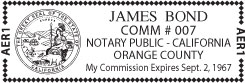 notary stamp impression