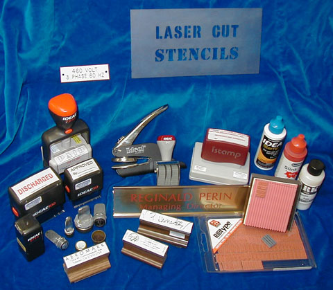 rubber stamps and related items
