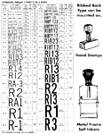 TA13 RIBtype Rubber Stamp Set: 1/4 inch Letters and Numbers